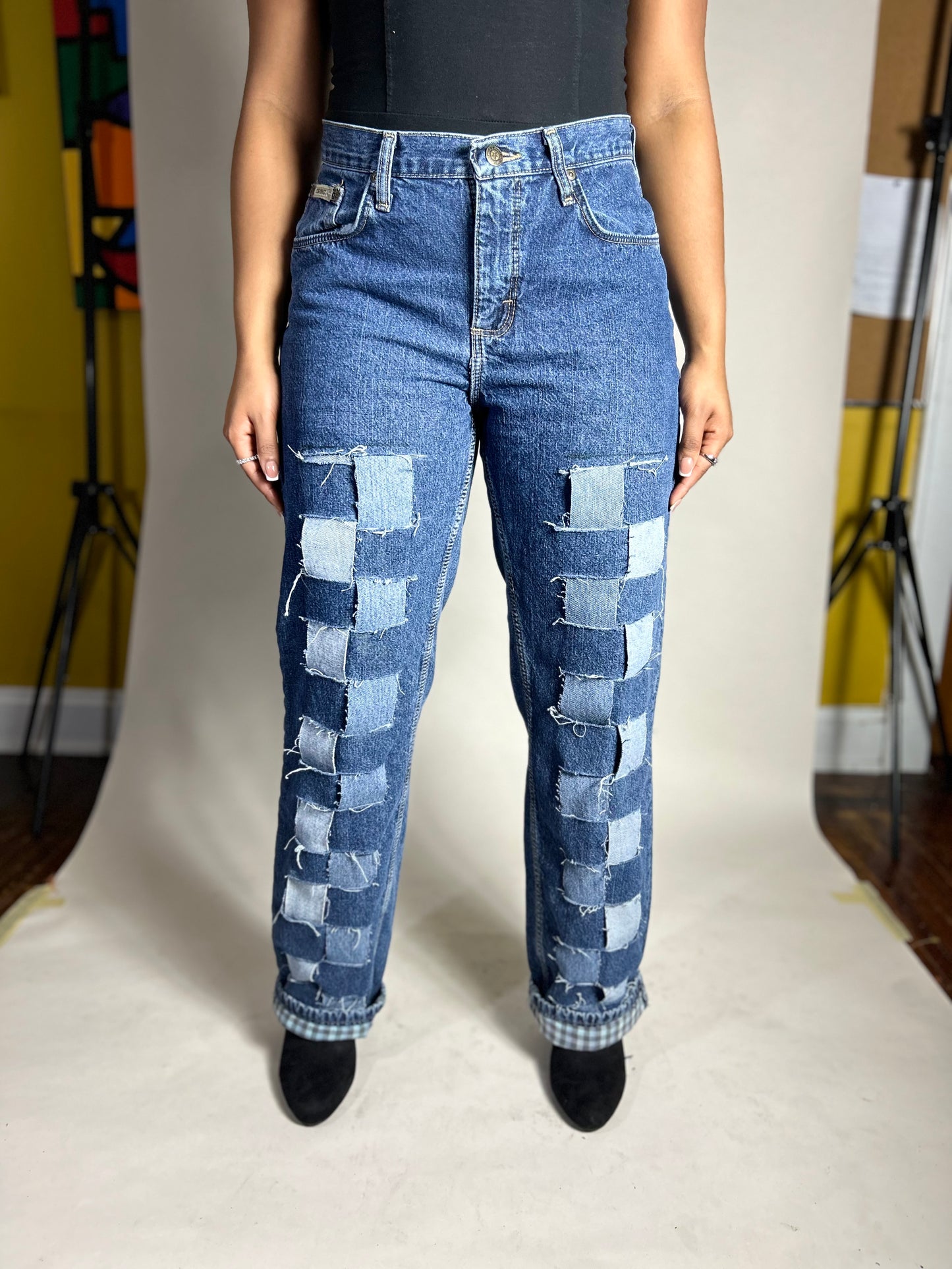 Woven Jeans