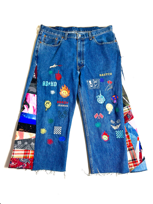 Embroidered Patchwork Flare Levi's