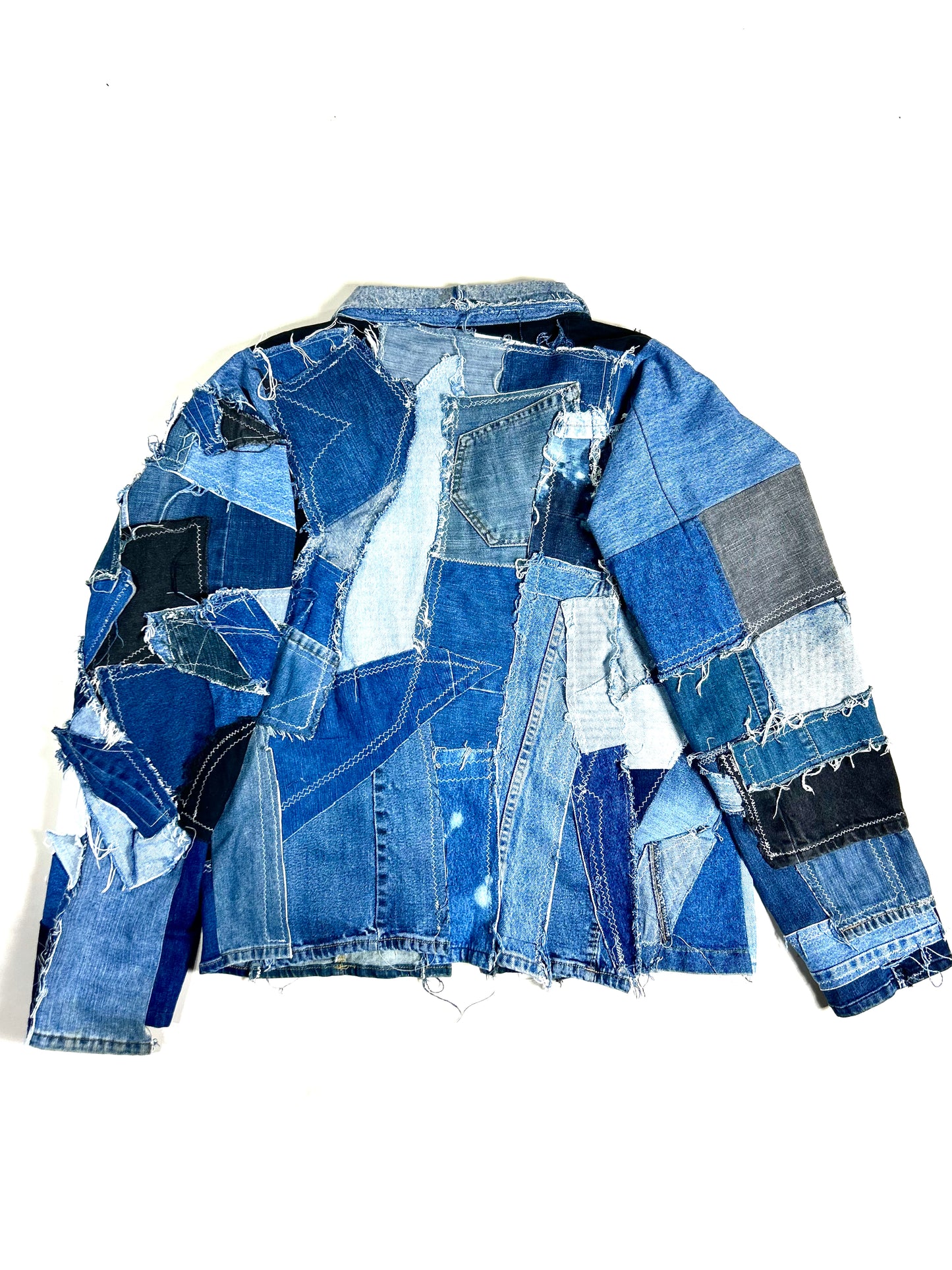 Denim Patchwork Jacket