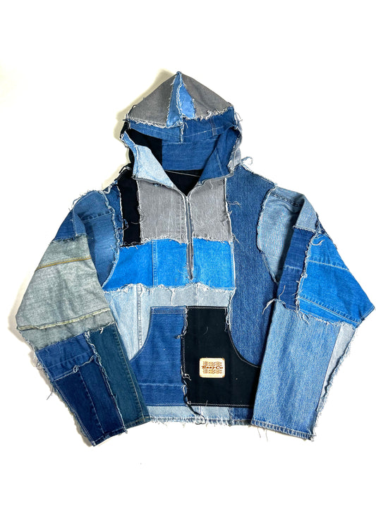 Inside Out Denim Hoodie